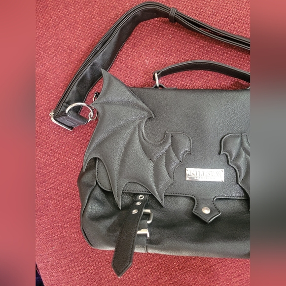 Killstar Satchel Bag Batwings - Picture 7 of 8